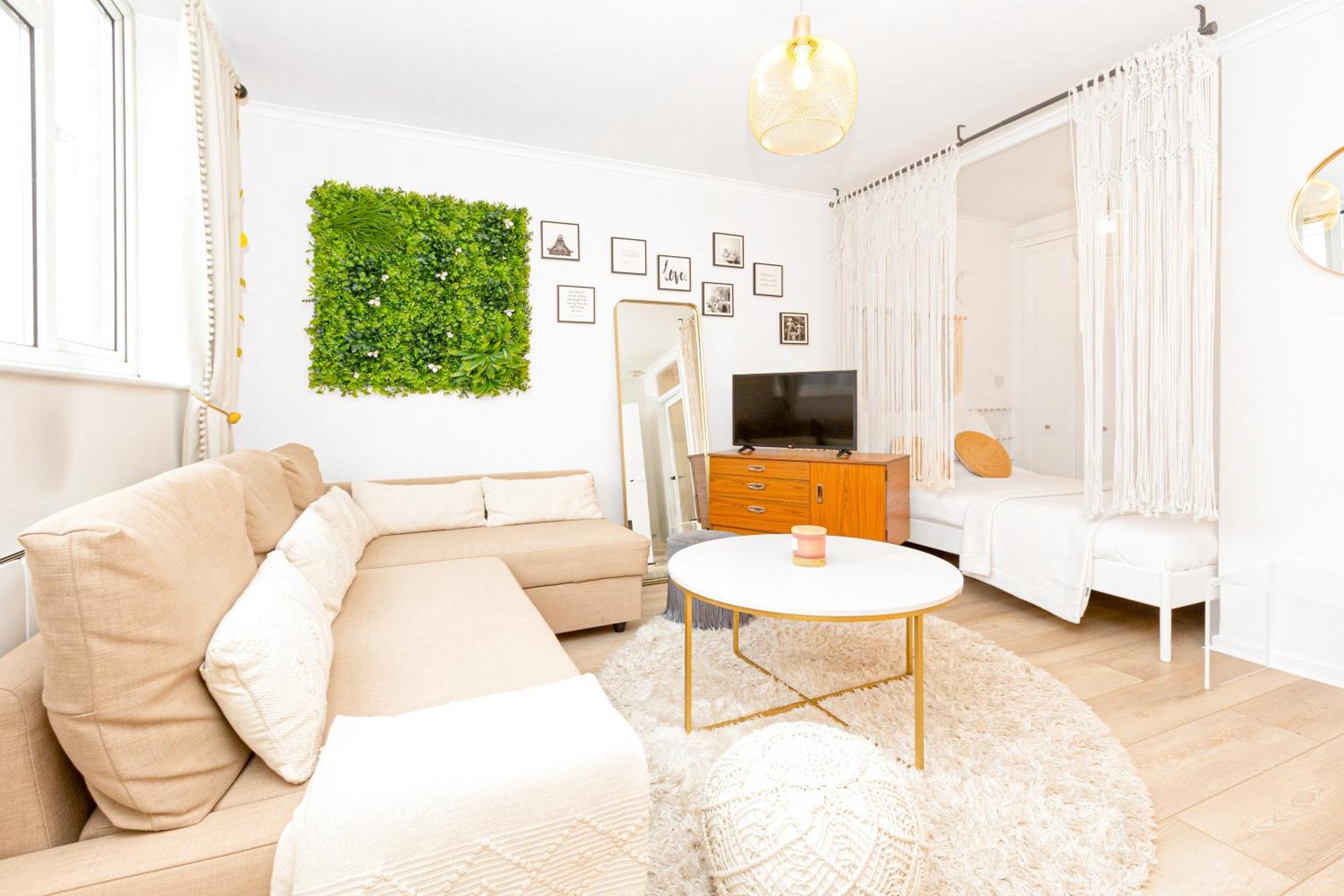 Charming Studio With Balcony In Putney, 5 Min Tube London Kültér fotó